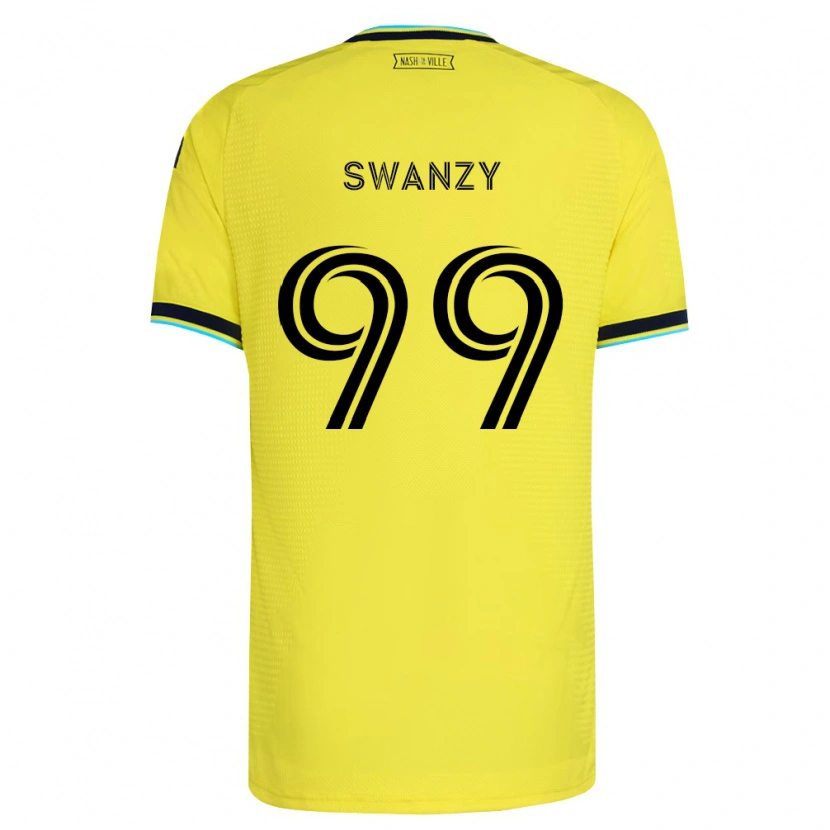 Danxen Homem Camisola Joshua Swanzy #99 Amarelo Brilhante Azul Marinho Principal 2026/27 Camisa Brasil