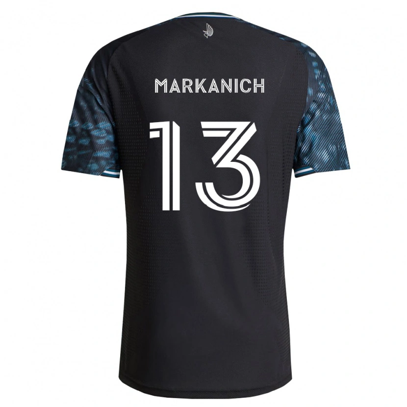 Danxen Homem Camisola Anthony Markanich Jr. #13 Preto Branco Principal 2026/27 Camisa Brasil