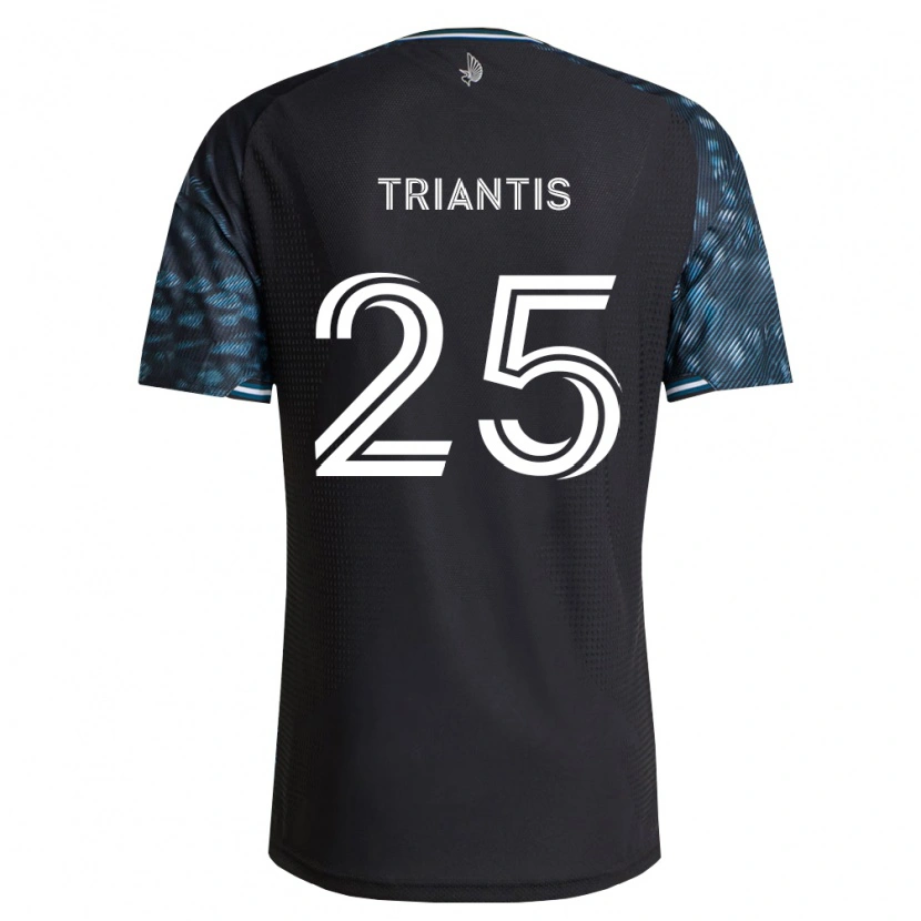 Danxen Homem Camisola Nectarios Triantis #25 Preto Branco Principal 2026/27 Camisa Brasil