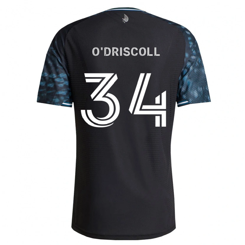Danxen Homem Camisola Rory O'driscoll #34 Preto Branco Principal 2026/27 Camisa Brasil
