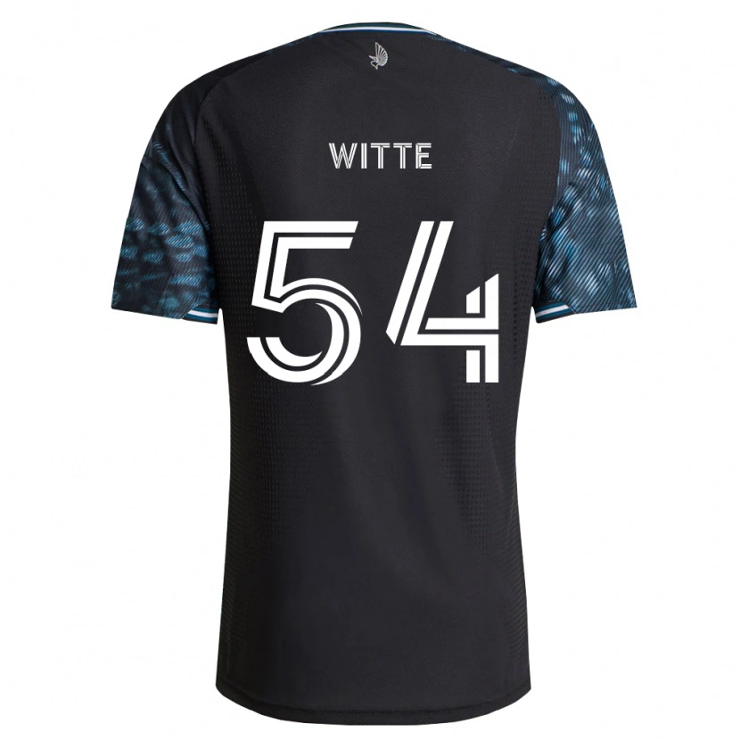 Danxen Homem Camisola Alex Witte #54 Preto Branco Principal 2026/27 Camisa Brasil