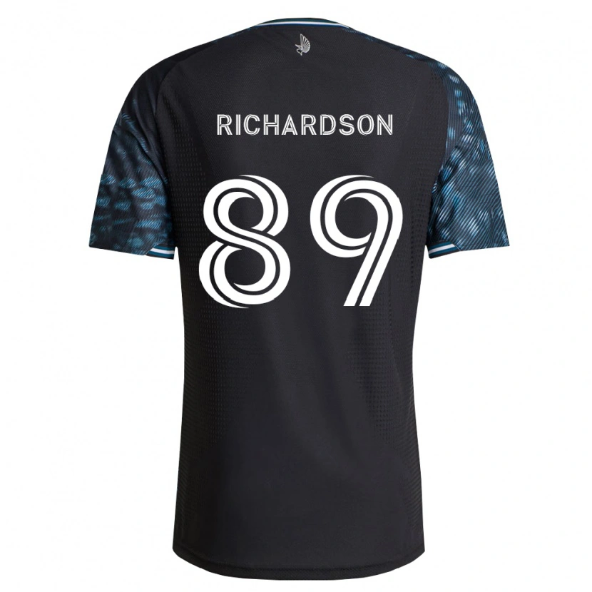 Danxen Homem Camisola Nick Richardson #89 Preto Branco Principal 2026/27 Camisa Brasil