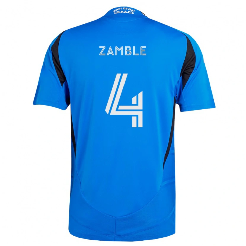 Danxen Homem Camisola Ulrich Zamble #4 Azul Branco Preto Principal 2026/27 Camisa Brasil