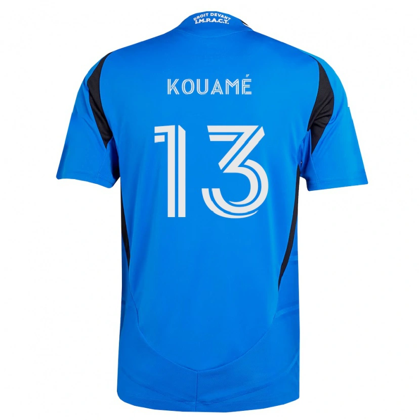 Danxen Homem Camisola Rafael Kouamé #13 Azul Branco Preto Principal 2026/27 Camisa Brasil
