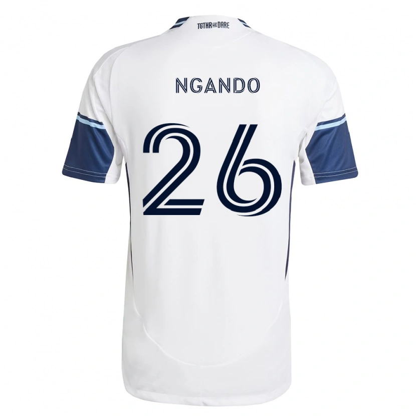 Danxen Homem Camisola J.c. Ngando #26 Branco Azul Real Principal 2026/27 Camisa Brasil