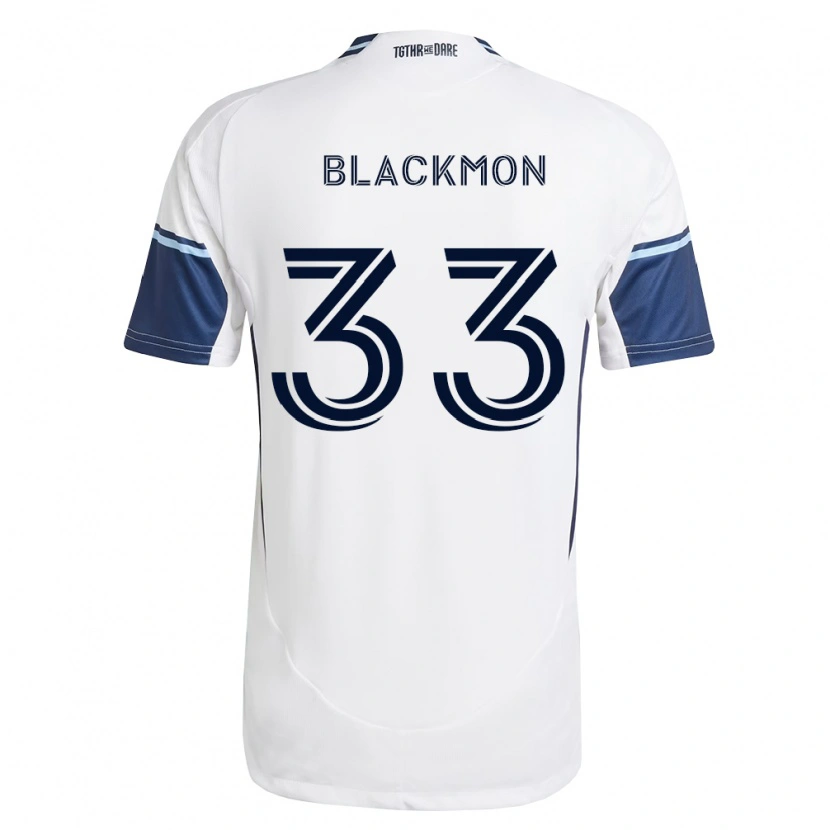 Danxen Homem Camisola Tristan Blackmon #33 Branco Azul Real Principal 2026/27 Camisa Brasil