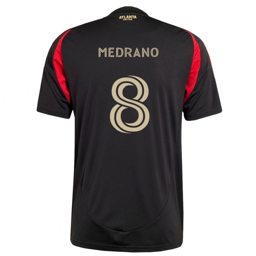 Danxen Homem Camisola Keven Medrano #8 Preto Vermelho Principal 2026/27 Camisa Brasil