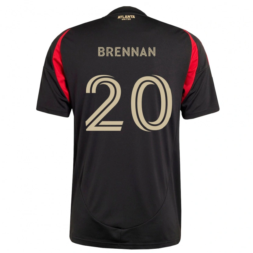 Danxen Homem Camisola Luke Brennan #20 Preto Vermelho Principal 2026/27 Camisa Brasil