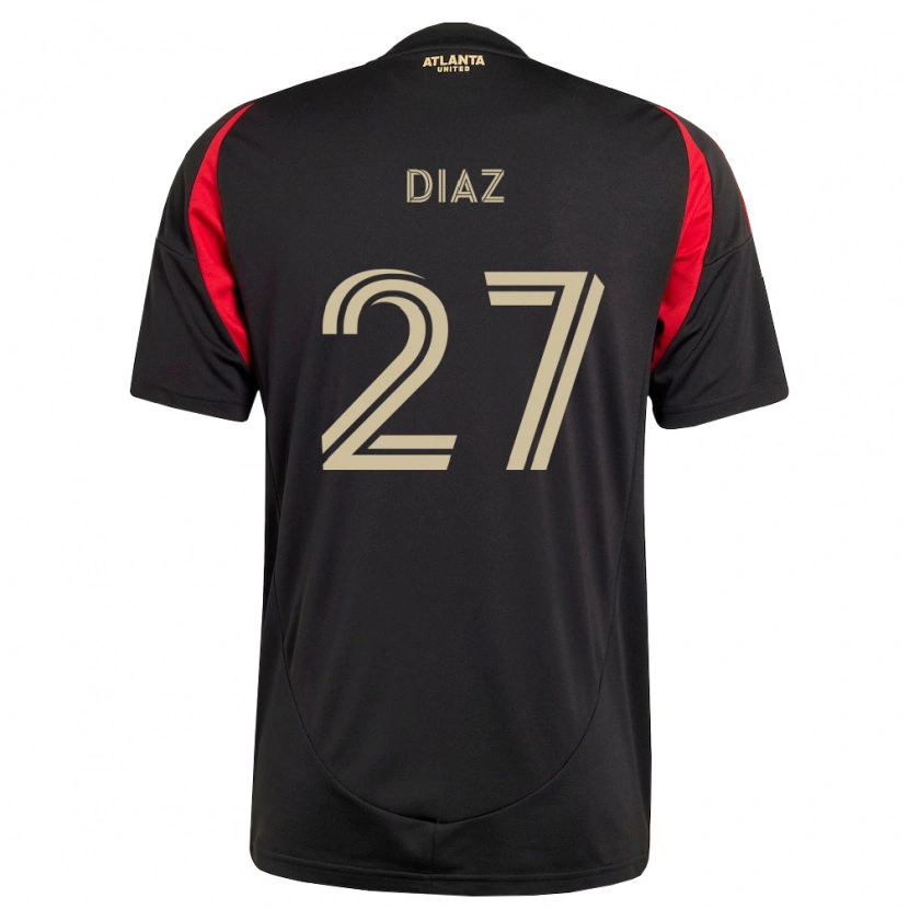 Danxen Homem Camisola Paulo Díaz #27 Preto Vermelho Principal 2026/27 Camisa Brasil