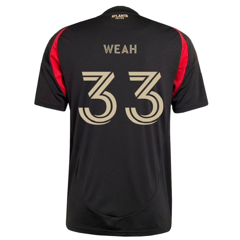 Danxen Homem Camisola Patrick Weah #33 Preto Vermelho Principal 2026/27 Camisa Brasil