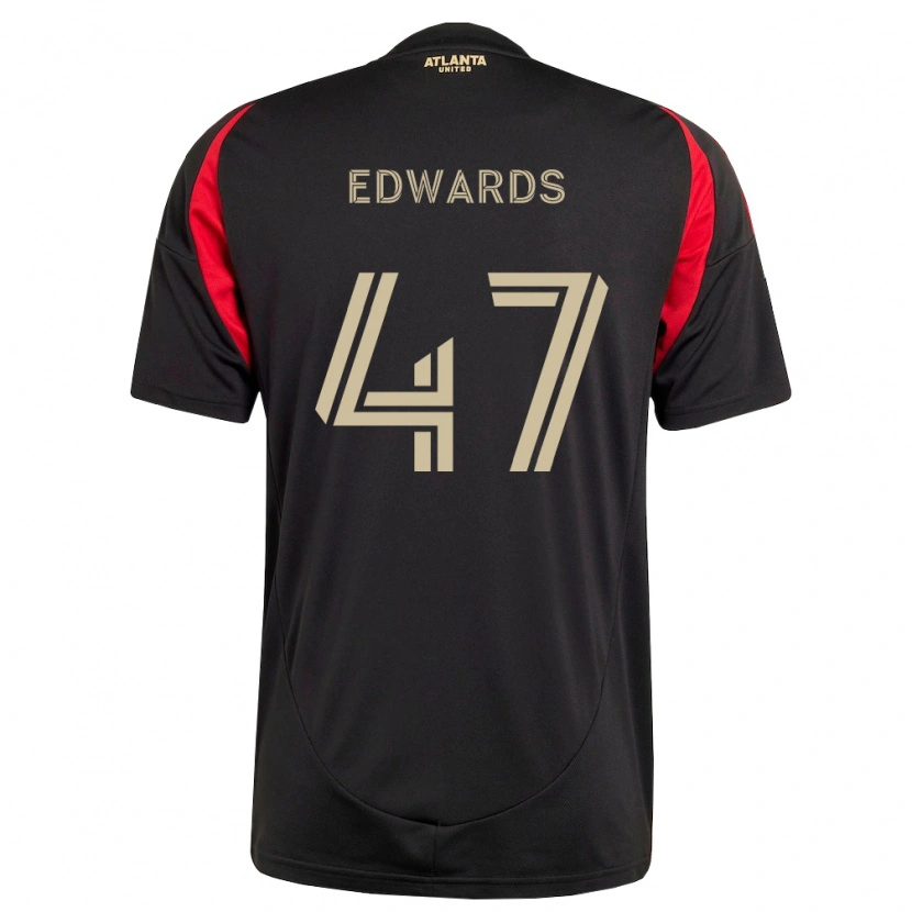 Danxen Homem Camisola Matthew Edwards #47 Preto Vermelho Principal 2026/27 Camisa Brasil