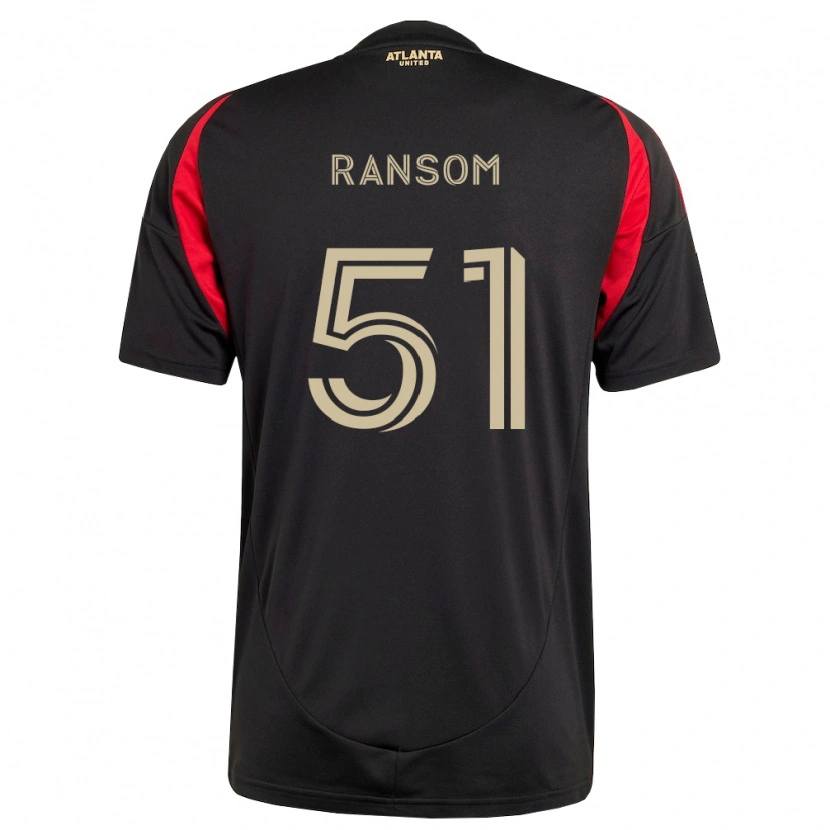 Danxen Homem Camisola Jonathan Ransom #51 Preto Vermelho Principal 2026/27 Camisa Brasil