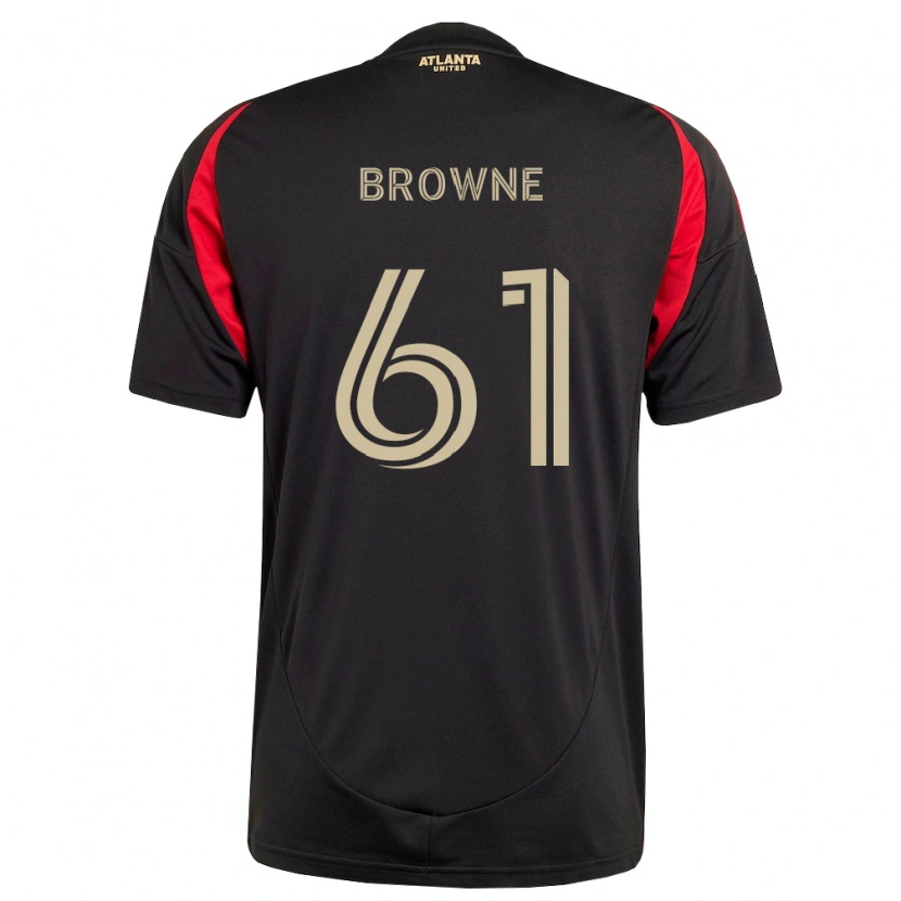 Danxen Homem Camisola Adedamola Browne #61 Preto Vermelho Principal 2026/27 Camisa Brasil