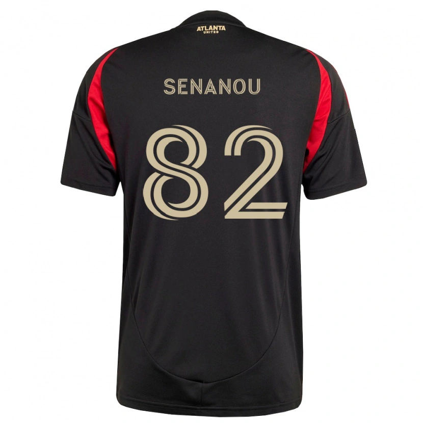 Danxen Homem Camisola Matthew Senanou #82 Preto Vermelho Principal 2026/27 Camisa Brasil