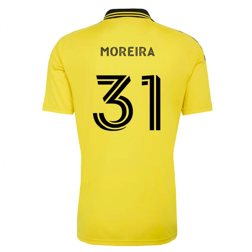Danxen Homem Camisola Steven Moreira #31 Amarelo Preto Principal 2026/27 Camisa Brasil