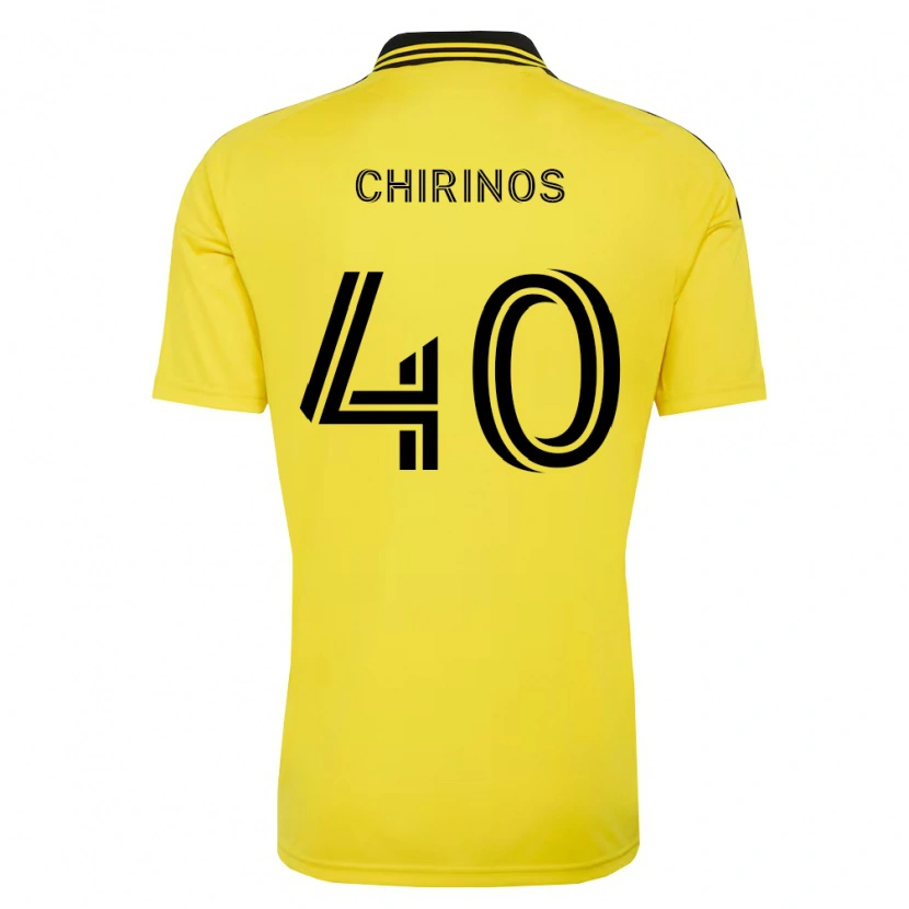 Danxen Homem Camisola Johann Chirinos #40 Amarelo Preto Principal 2026/27 Camisa Brasil