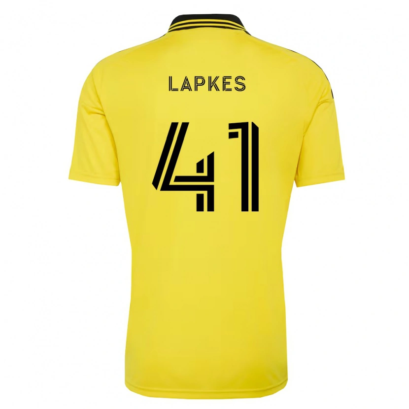 Danxen Homem Camisola Stanislav Lapkes #41 Amarelo Preto Principal 2026/27 Camisa Brasil