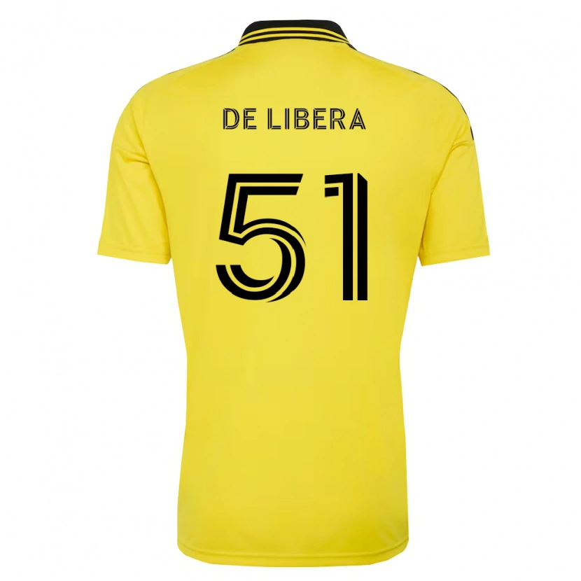 Danxen Homem Camisola Giorgio De Libera #51 Amarelo Preto Principal 2026/27 Camisa Brasil