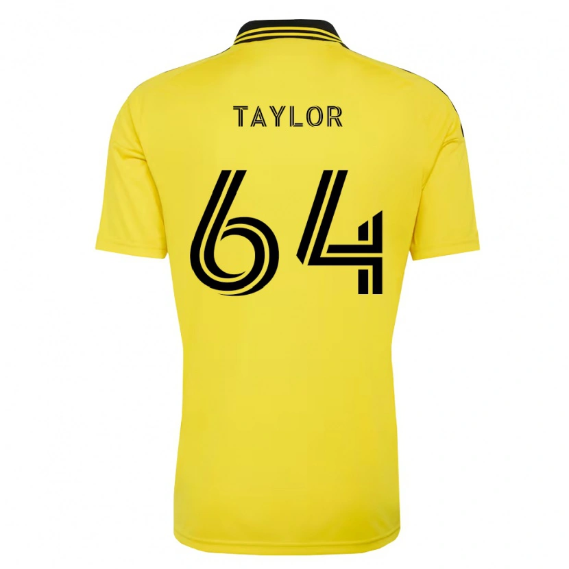 Danxen Homem Camisola Oneal Taylor #64 Amarelo Preto Principal 2026/27 Camisa Brasil