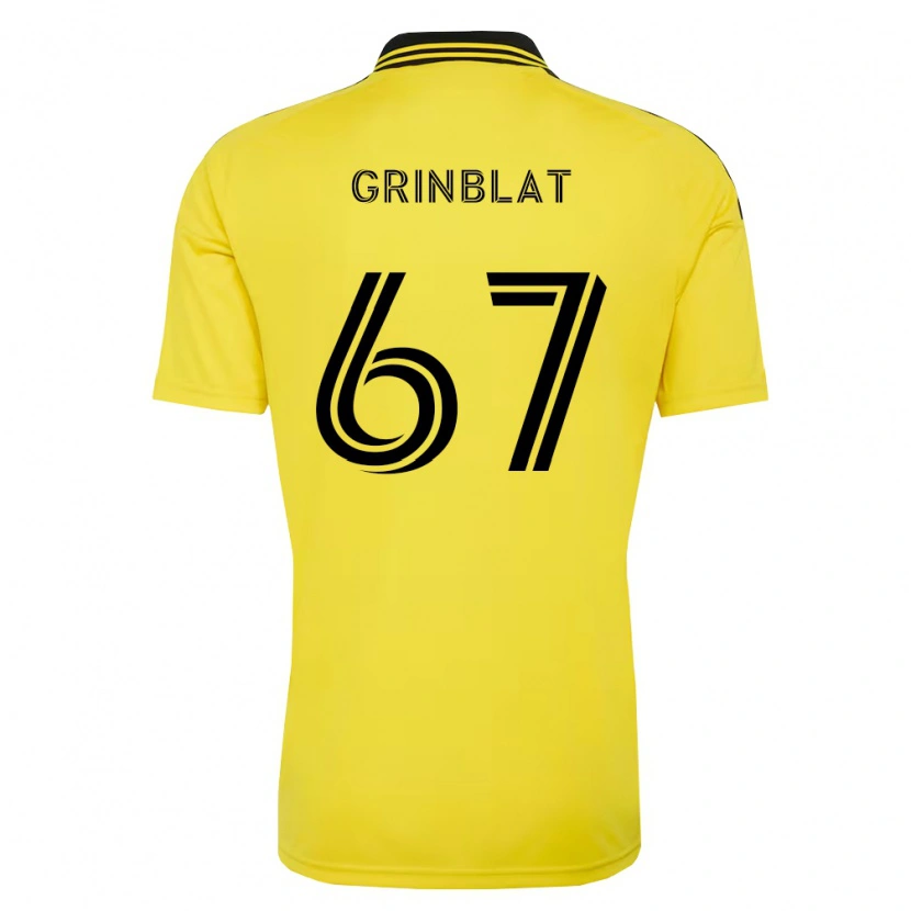 Danxen Homem Camisola Artem Grinblat #67 Amarelo Preto Principal 2026/27 Camisa Brasil