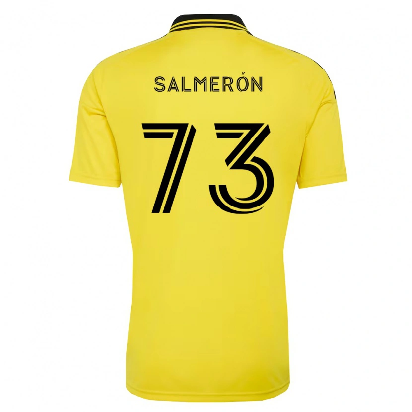Danxen Homem Camisola Jorge Salmerón #73 Amarelo Preto Principal 2026/27 Camisa Brasil