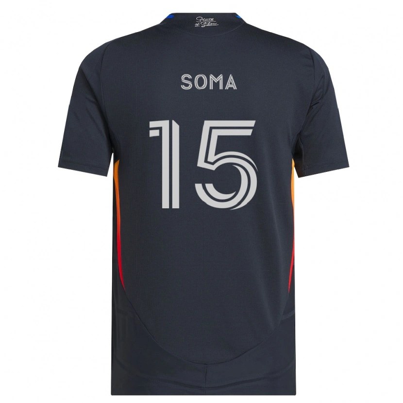 Danxen Homem Camisola Pedro Soma #15 Cinza Escuro Vermelho Principal 2026/27 Camisa Brasil