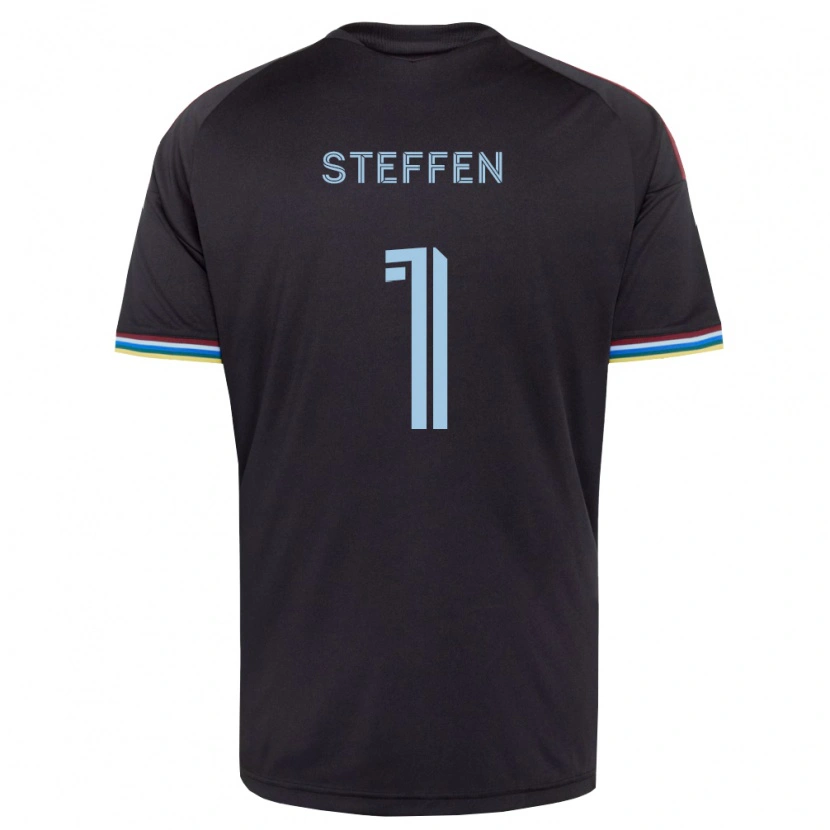 Danxen Homem Camisola Zack Steffen #1 Preto Azul Celeste Principal 2026/27 Camisa Brasil