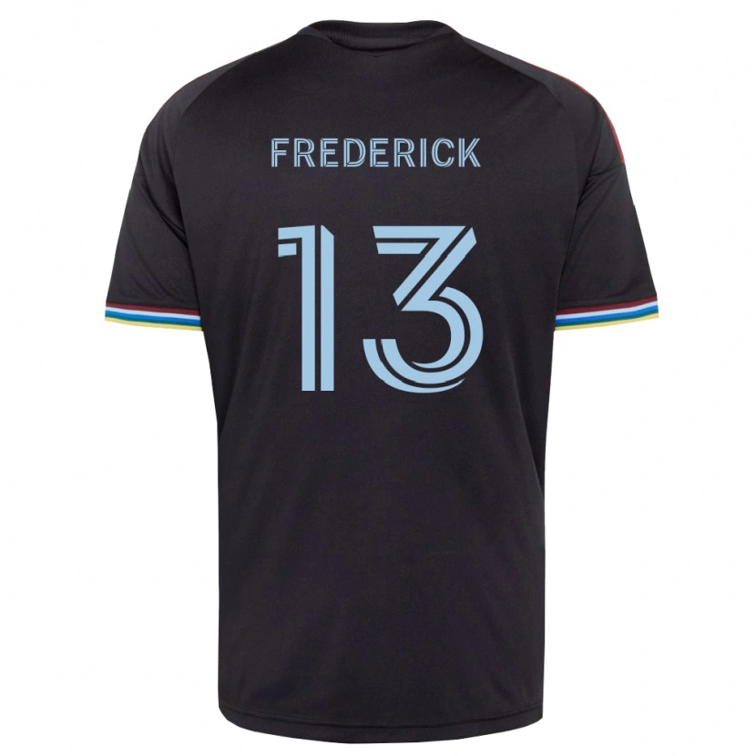 Danxen Homem Camisola Wayne Frederick #13 Preto Azul Celeste Principal 2026/27 Camisa Brasil