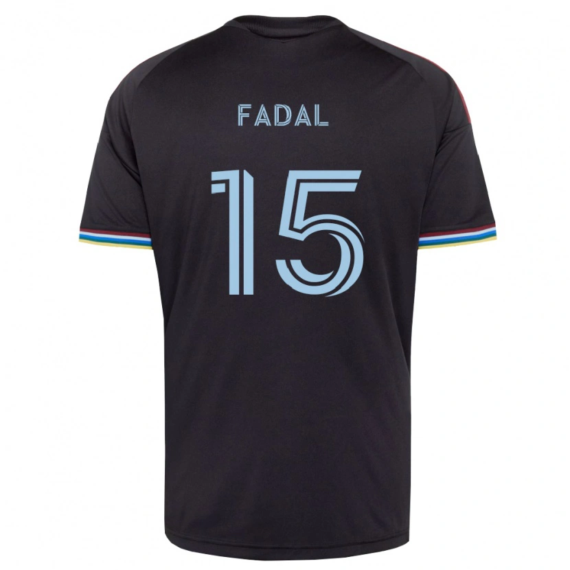 Danxen Homem Camisola Ali Fadal #15 Preto Azul Celeste Principal 2026/27 Camisa Brasil