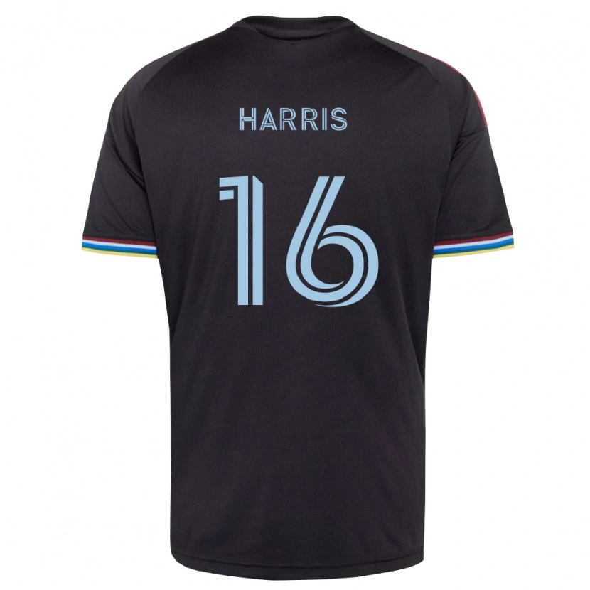 Danxen Homem Camisola Alex Harris #16 Preto Azul Celeste Principal 2026/27 Camisa Brasil
