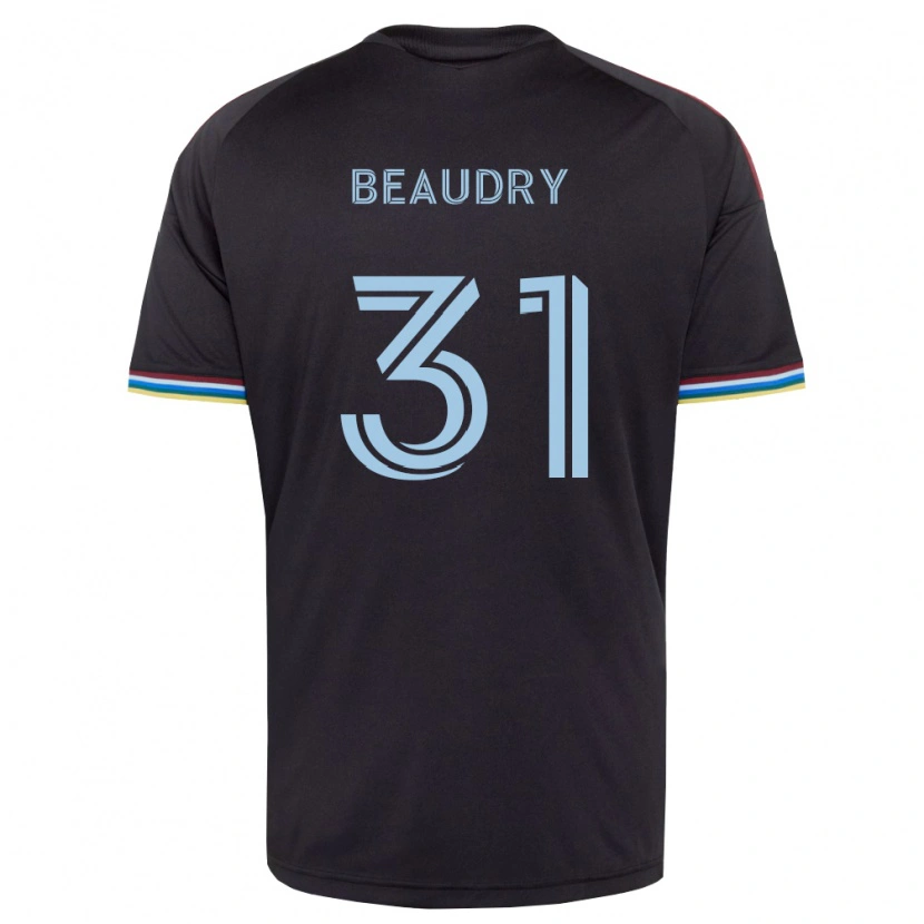 Danxen Homem Camisola Adam Beaudry #31 Preto Azul Celeste Principal 2026/27 Camisa Brasil