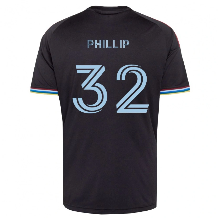 Danxen Homem Camisola Donavan Phillip #32 Preto Azul Celeste Principal 2026/27 Camisa Brasil