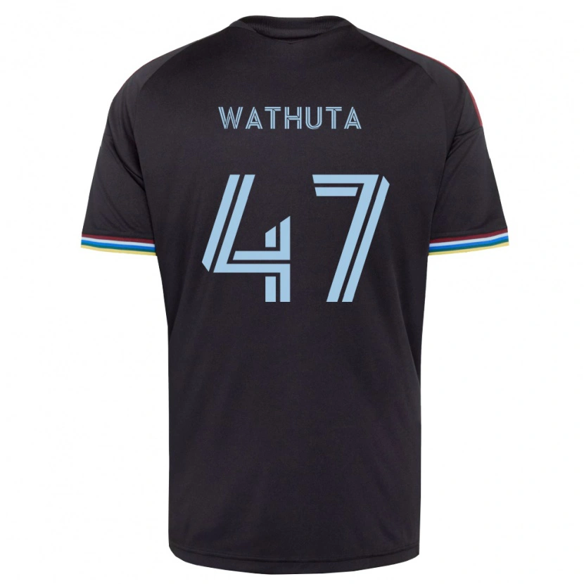 Danxen Homem Camisola Sydney Wathuta #47 Preto Azul Celeste Principal 2026/27 Camisa Brasil