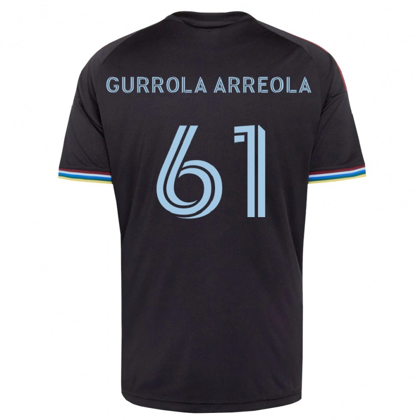 Danxen Homem Camisola Diego Gurrola Arreola #61 Preto Azul Celeste Principal 2026/27 Camisa Brasil