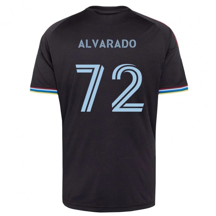 Danxen Homem Camisola Miguel Alvarado #72 Preto Azul Celeste Principal 2026/27 Camisa Brasil