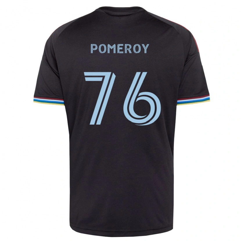 Danxen Homem Camisola Jack Pomeroy #76 Preto Azul Celeste Principal 2026/27 Camisa Brasil