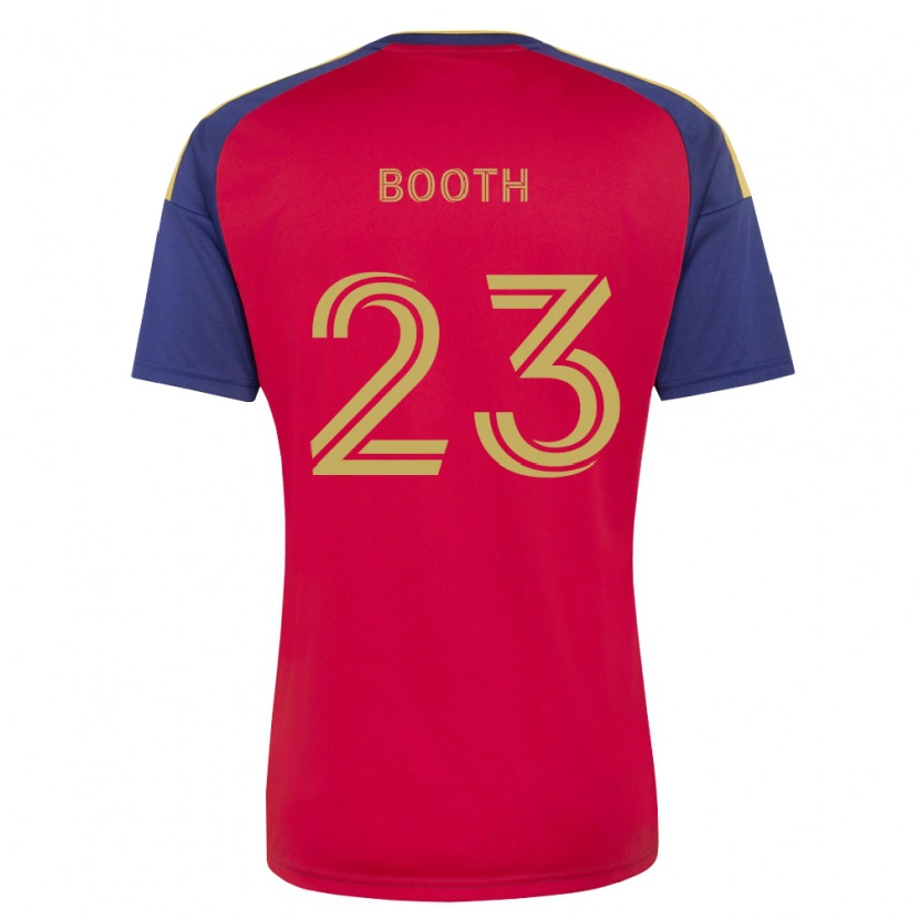 Danxen Homem Camisola Zach Booth #23 Azul Real Marrom Vermelho Principal 2026/27 Camisa Brasil