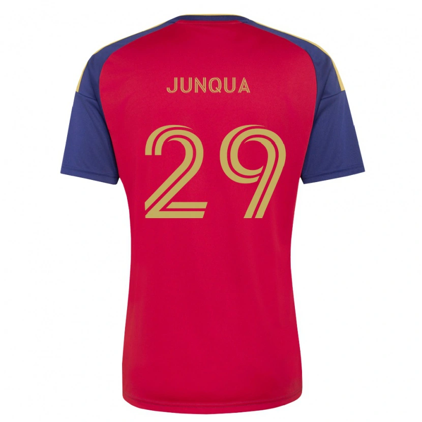 Danxen Homem Camisola Sam Junqua #29 Azul Real Marrom Vermelho Principal 2026/27 Camisa Brasil