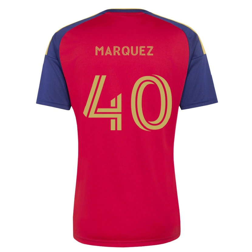 Danxen Homem Camisola Omar Marquez #40 Azul Real Marrom Vermelho Principal 2026/27 Camisa Brasil