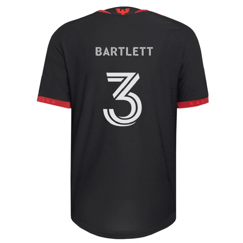 Danxen Homem Camisola Lucas Bartlett #3 Preto Branco Vermelho Principal 2026/27 Camisa Brasil
