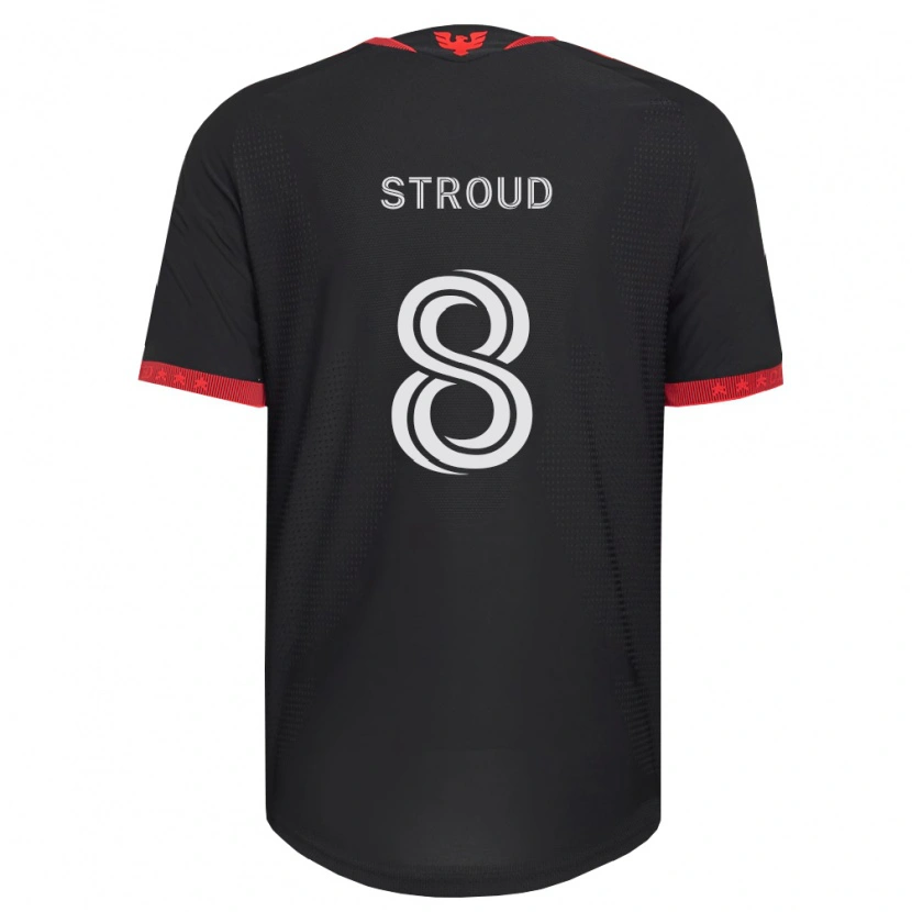 Danxen Homem Camisola Jared Stroud #8 Preto Branco Vermelho Principal 2026/27 Camisa Brasil