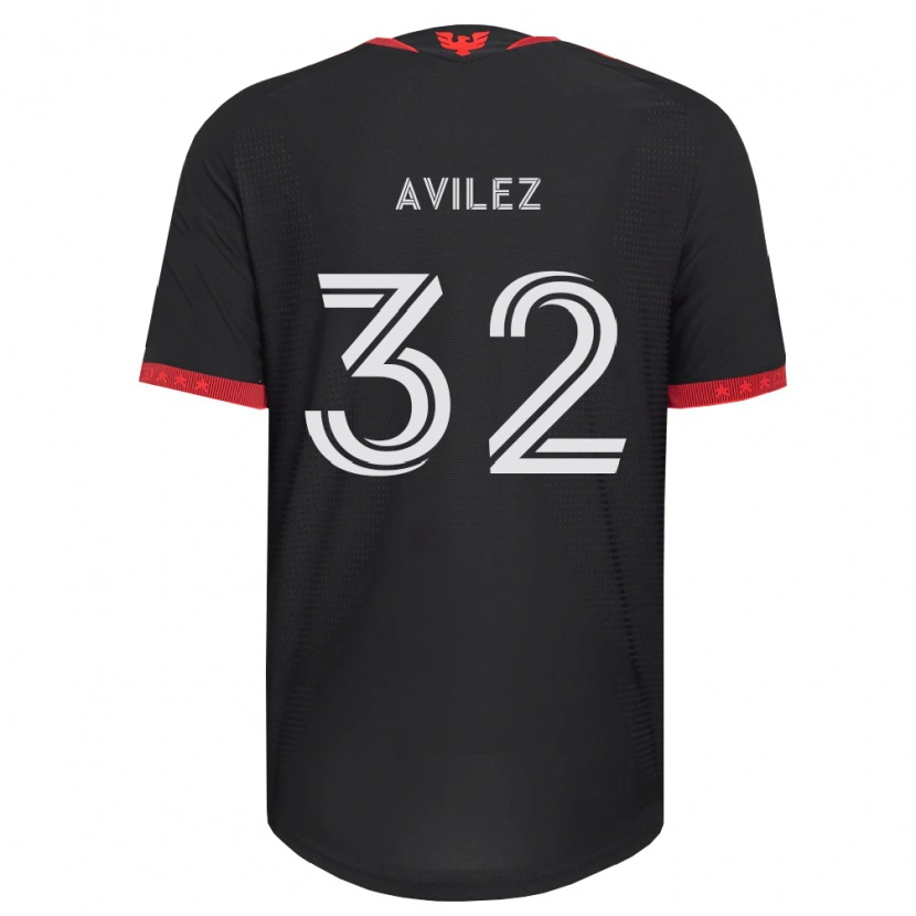 Danxen Homem Camisola Oscar Avilez #32 Preto Branco Vermelho Principal 2026/27 Camisa Brasil