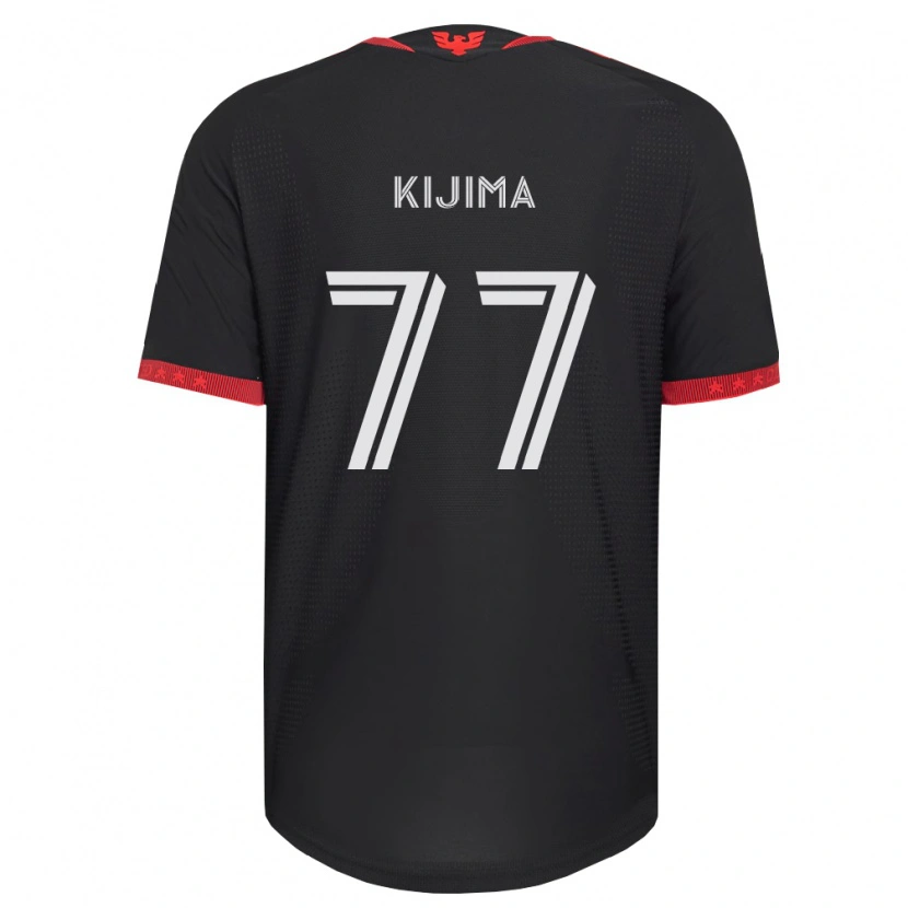 Danxen Homem Camisola Hosei Kijima #77 Preto Branco Vermelho Principal 2026/27 Camisa Brasil