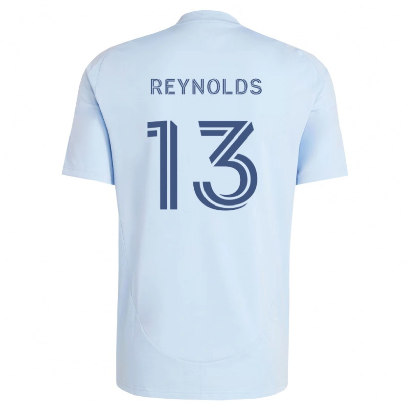 Danxen Homem Camisola Justin Reynolds #13 Azul Claro Cinza Claro Principal 2026/27 Camisa Brasil
