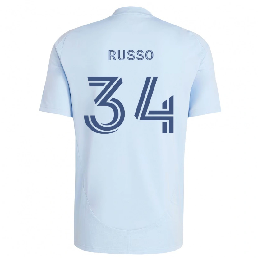 Danxen Homem Camisola Daniel Russo #34 Azul Claro Cinza Claro Principal 2026/27 Camisa Brasil