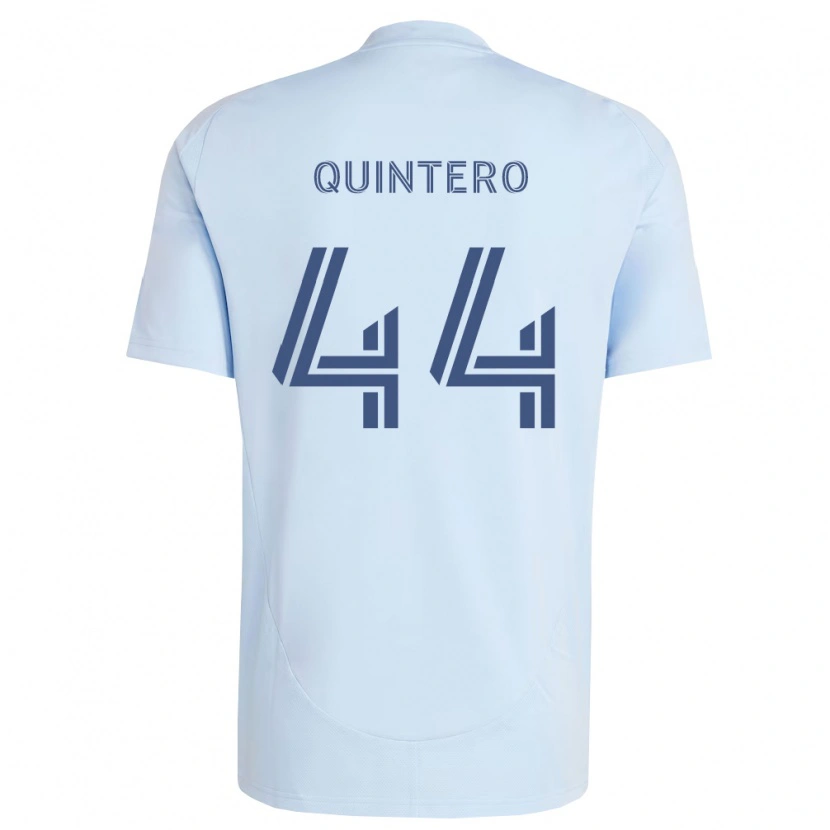 Danxen Homem Camisola Gael Quintero #44 Azul Claro Cinza Claro Principal 2026/27 Camisa Brasil