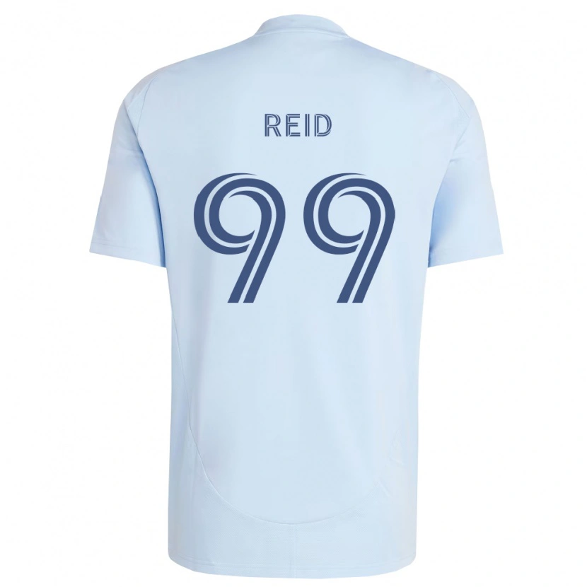 Danxen Homem Camisola Jayden Reid #99 Azul Claro Cinza Claro Principal 2026/27 Camisa Brasil