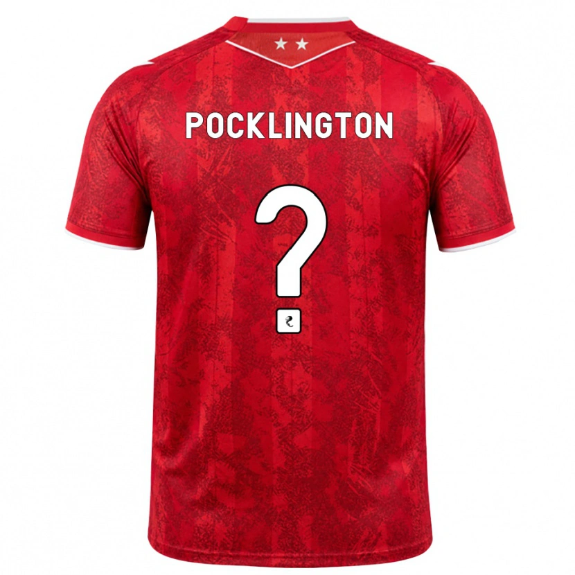 Danxen Homem Camisola Max Pocklington #0 Vermelho Branco Principal 2026/27 Camisa Brasil