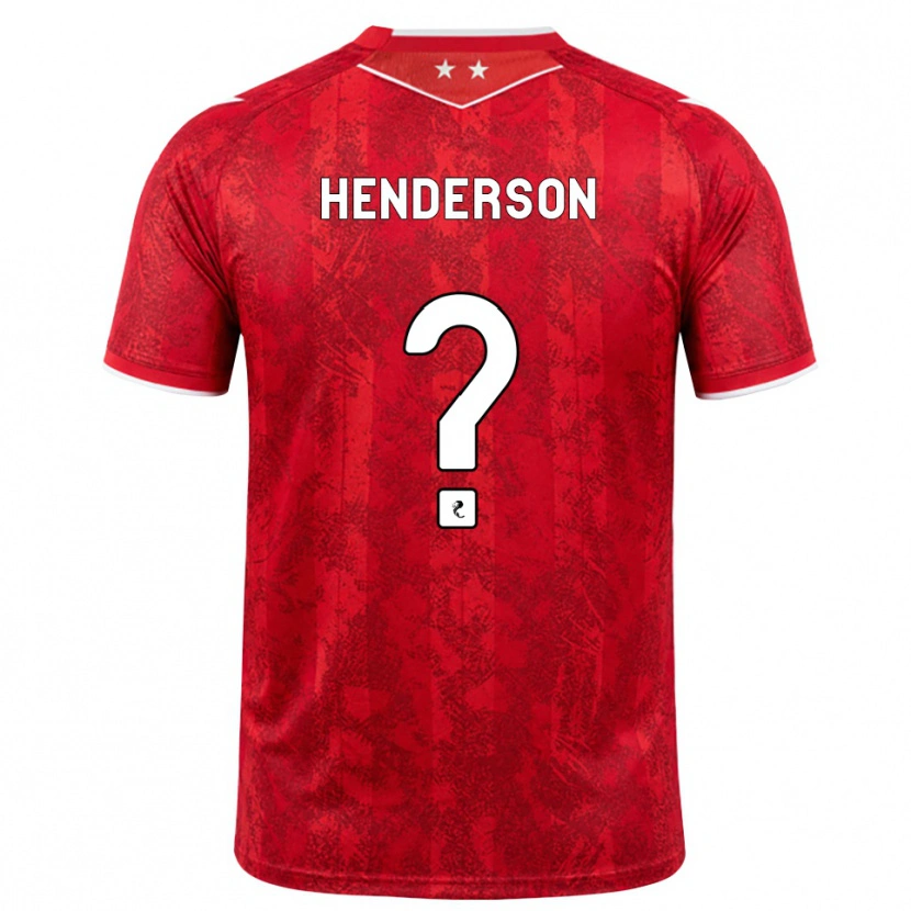 Danxen Homem Camisola Jay Henderson #0 Vermelho Branco Principal 2026/27 Camisa Brasil