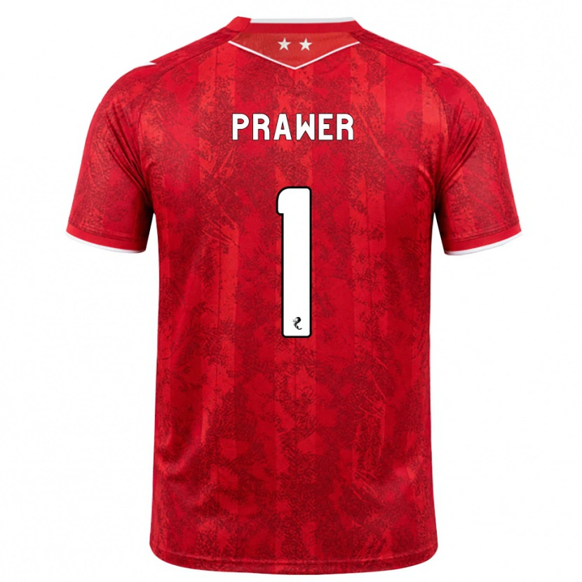 Danxen Homem Camisola Anna Prawer #1 Vermelho Branco Principal 2026/27 Camisa Brasil